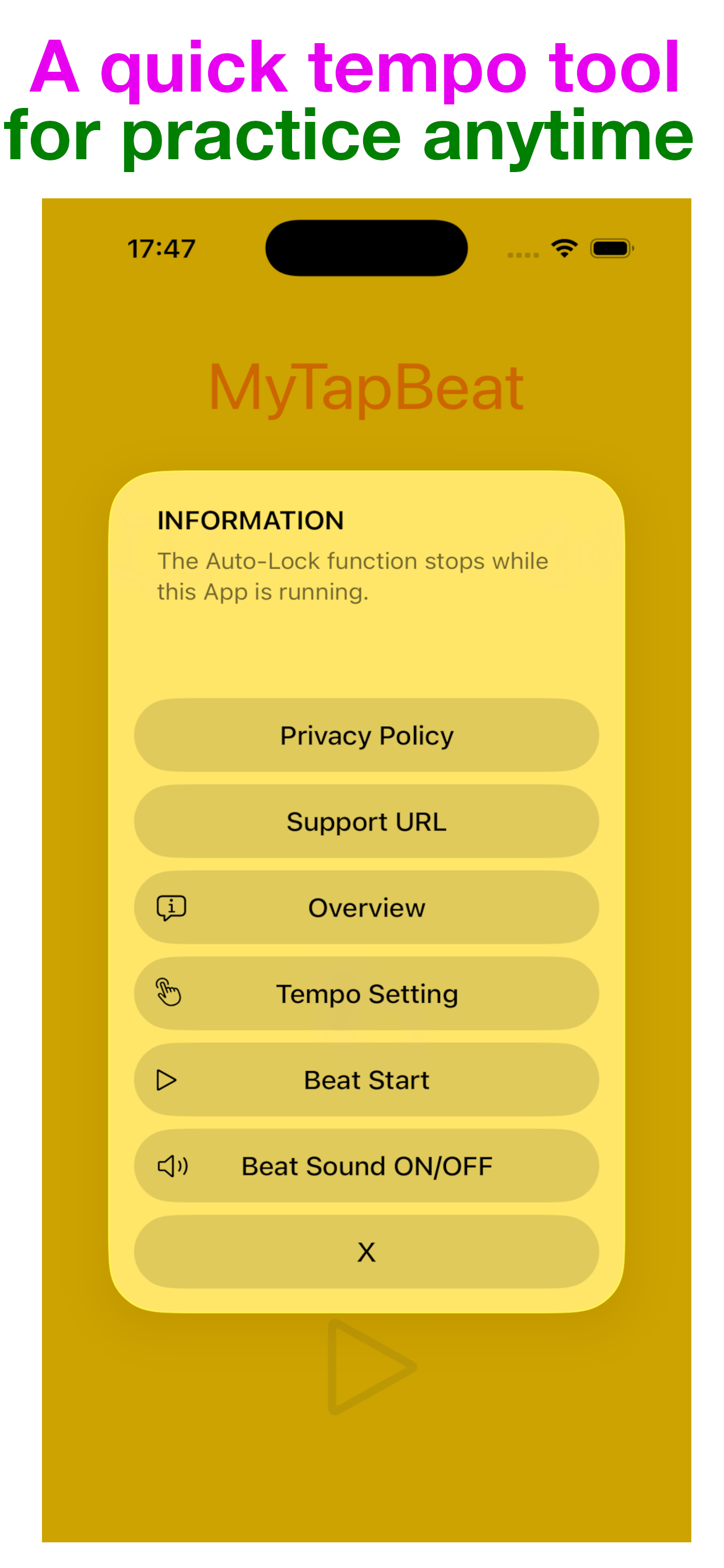 MyTapBeat screenshot01